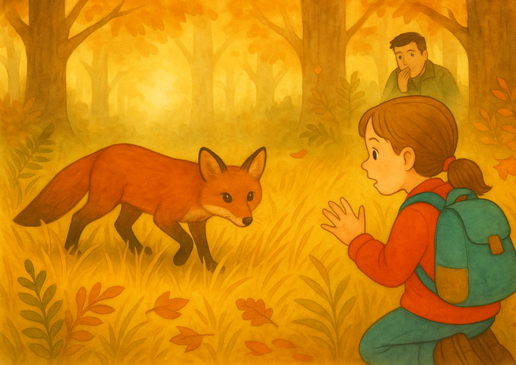 Kamishibai – „Lina und das Geheimnis des Waldes“ | Digitale Erzählkarten zum Entdecken der Waldtiere✨
