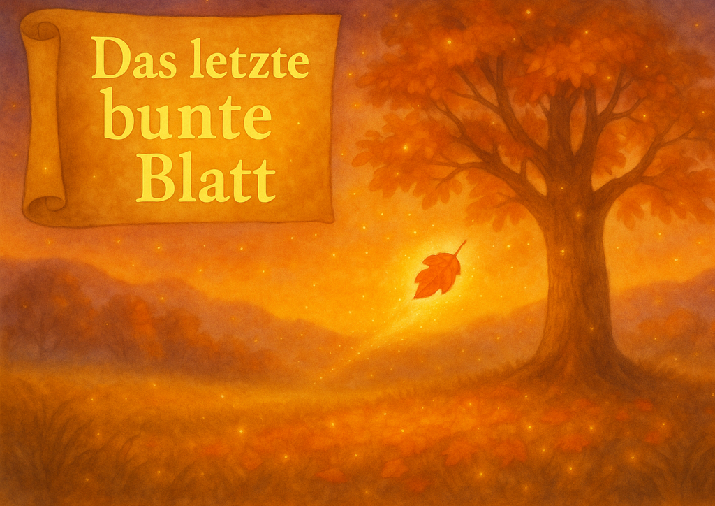 Kamishibai – „Das letzte bunte Blatt“ | Digitale Erzählkarten zum Übergang vom Herbst zum Winter✨