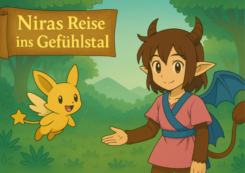 Niras Reise ins Gefühlstal | Digitale Erzählkarten über Gefühle, Mut und innere Stärke