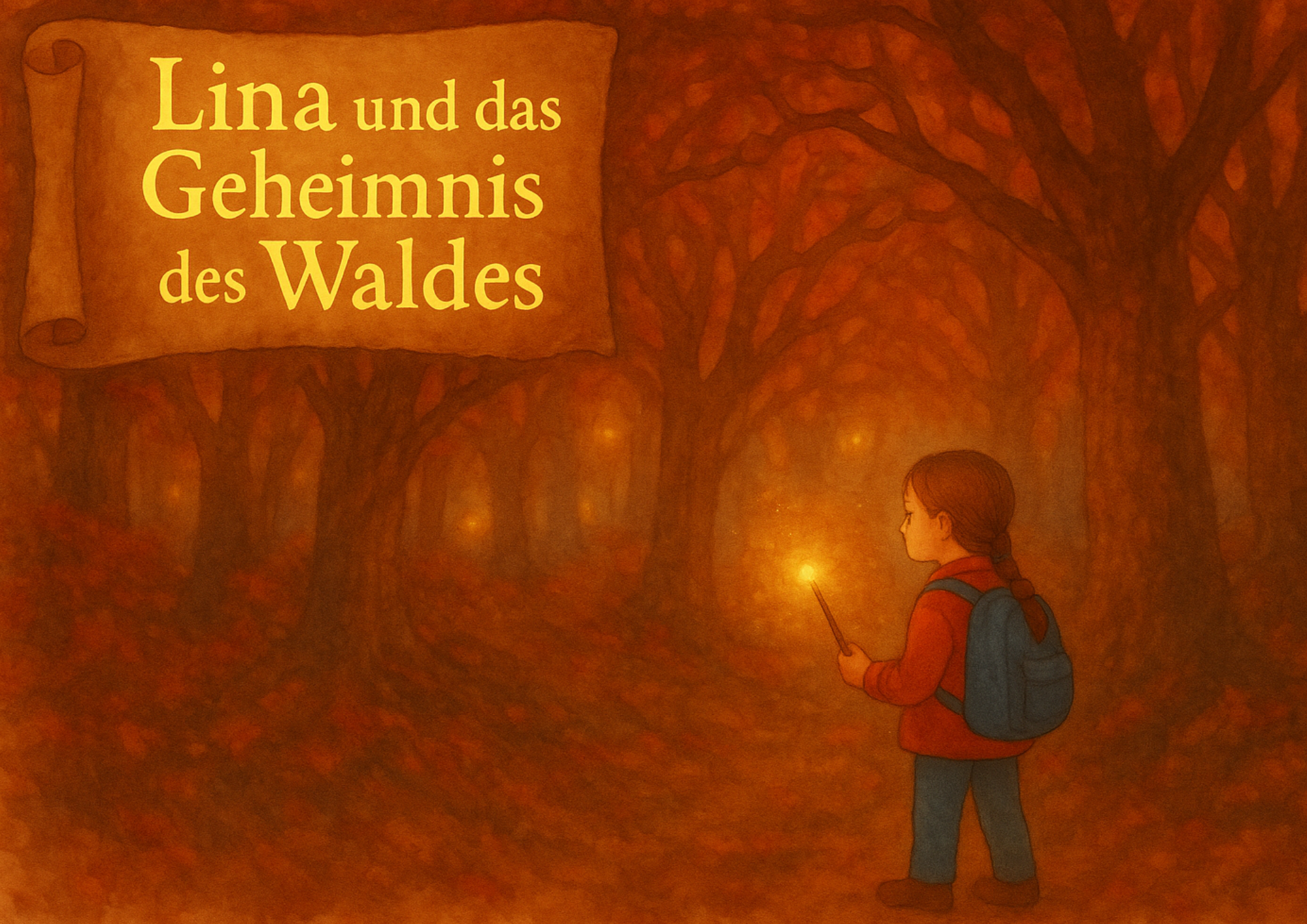 Kamishibai – „Lina und das Geheimnis des Waldes“ | Digitale Erzählkarten zum Entdecken der Waldtiere✨